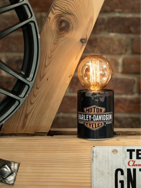 Lampa Harley-Davidson Black