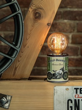 Lampa Harley-Davidson Brown